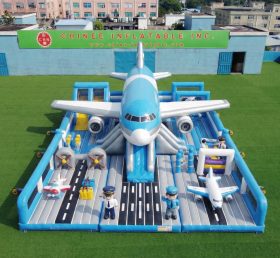GF3-936 Playground Inflável com Tema de Avião