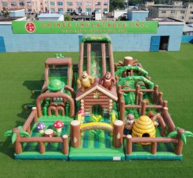 GF3-942 Parque Infantil Inflável com Tema Boonie Bears
