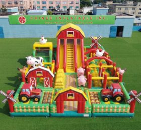 GF3-951 Parque Infantil Inflável com Tema de Fazenda