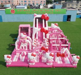 GF3-956 Parque Inflável com Tema Hello Kitty