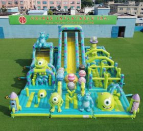 GF3-964 Parque Infantil Insuflável com Tema Monstros S.A.