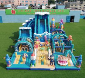 GF3-967 Parque Infantil Inflável com Tema Oceano