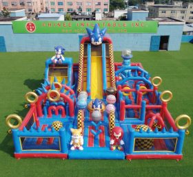 GF3-978 Playground Inflável com Tema Sonic