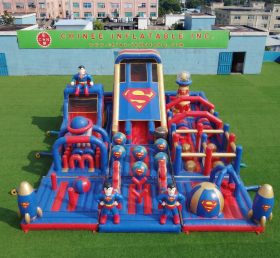 GF3-983 Playground Inflável com Tema do Superman