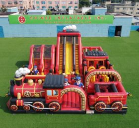GF3-989 Parque Infantil Inflável com Tema de Trem