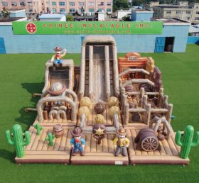 GF3-991 Parque Infantil Inflável com Tema Faroeste