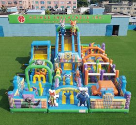 GF3-993 Parque Infantil Inflável com Tema Zootopia