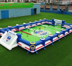 T11-952G Campo de Futebol Humano Inflável com Tema de Cabo Verde
