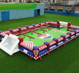 T11-952I Campo de Futebol Humano Inflável com Tema da Croácia