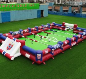 T11-952U Campo de Futebol Humano Inflável com Tema da Noruega