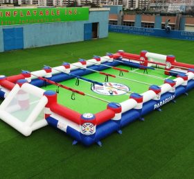 T11-952W Campo de Futebol Humano Inflável com Tema do Paraguai