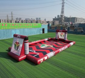 T11-779AK Campo de Futebol Inflável com Tema Jordan
