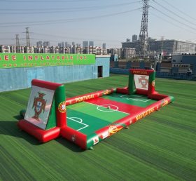 T11-779AX Campo de Futebol Insuflável com Tema de Portugal
