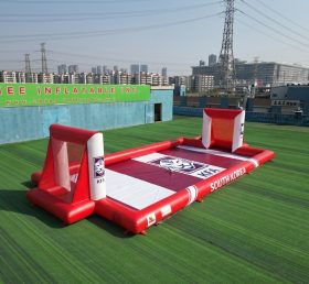 T11-779BF Campo de Futebol Inflável com Tema da Coreia do Sul