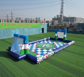 T11-779BR Campo de Futebol Inflável com Tema do Uzbequistão