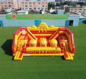 T11-4750H Percurso de Obstáculos de Bolas Gigantes Infláveis com Tema McDonald