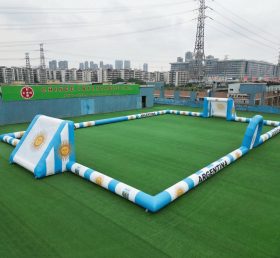 T11-926BAR Campo de Futebol Inflável Grande com Tema da Argentina