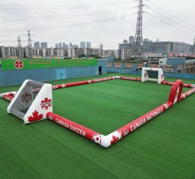 T11-926BCA Campo de Futebol Inflável Grande com Tema do Canadá