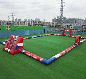 T11-926BCZ Campo de Futebol Inflável Grande com Tema da Tchéquia