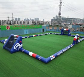 T11-926BFR Campo de Futebol Inflável Grande com Tema da França
