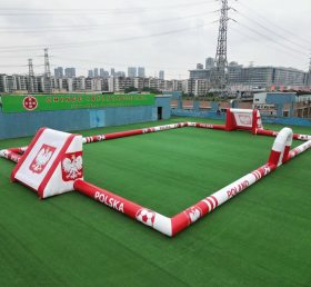 T11-926BPL Campo de Futebol Inflável Grande com Tema da Polônia