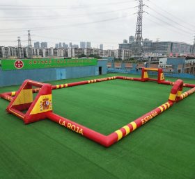 T11-926BES Campo de Futebol Inflável Grande com Tema da Espanha