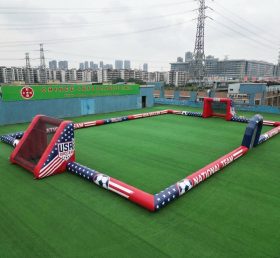 T11-926BUS Campo de Futebol Inflável Grande com Tema dos Estados Unidos