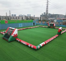 T11-926BGBW Campo de Futebol Inflável Grande com Tema de Gales