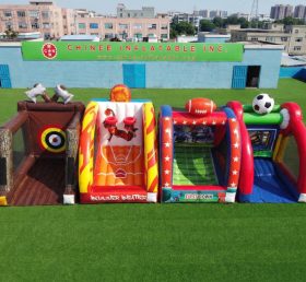 T11-7311 Suíte Comercial de Jogos Infláveis de Carnaval Esportivos 4 em 1