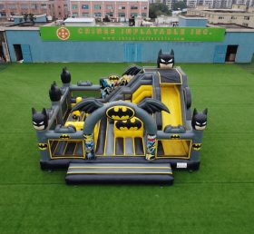 T2-8862 Castelo Insuflável Tema Batman com Escorrega