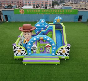 T2-8932 Castelo Insuflável com Escorrega Tema Toy Story