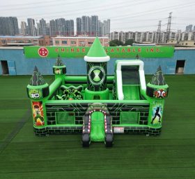T5-3148 Castelo Inflável Tema Ben 10