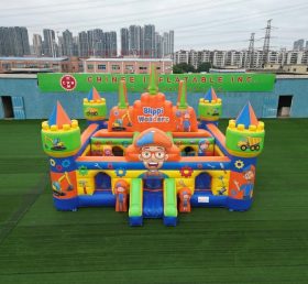 T5-3151 Castelo Inflável Tema Blippi Wonders