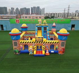 T5-3154 Castelo Inflável Tema Bob, o Construtor