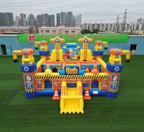 T5-3155 Castelo Inflável Temático do Bob, o Construtor