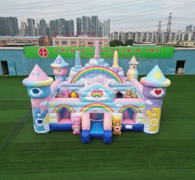 T5-3157 Castelo Inflável com Tema dos Ursinhos Carinhosos