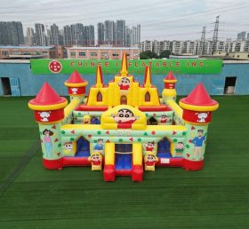 T5-3160 Castelo Inflável com Tema Crayon Shin-chan
