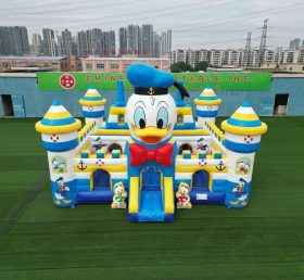 T5-3161 Castelo Inflável com Tema do Pato Donald