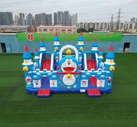 T5-3163 Castelo Inflável Tema Doraemon