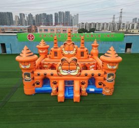 T5-3166 Castelo Inflável Tema Garfield