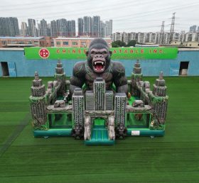 T5-3172 Castelo Inflável Tema King Kong