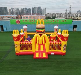 T5-3178 Castelo Inflável com Tema McDonald