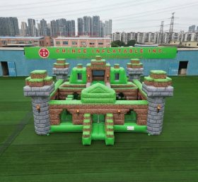 T5-3180 Castelo Inflável Tema Minecraft