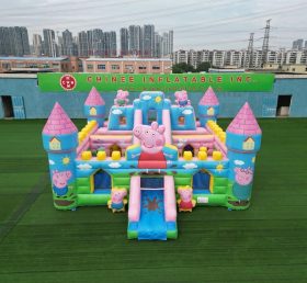 T5-3192 Castelo Inflável Tema Peppa Pig