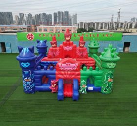 T5-3195 Castelo Inflável com Tema PJ Masks