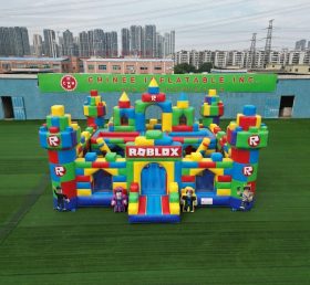 T5-3200 Castelo Inflável Tema Roblox