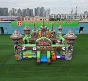 T5-3201 Castelo Inflável Tema Scooby-Doo