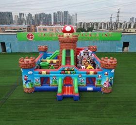 T5-3213 Castelo Inflável Tema Super Mario