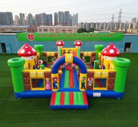 T5-3214 Castelo Inflável com Tema do Super Mario