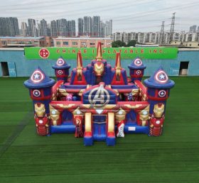 T5-3216 Castelo Inflável Tema Os Vingadores